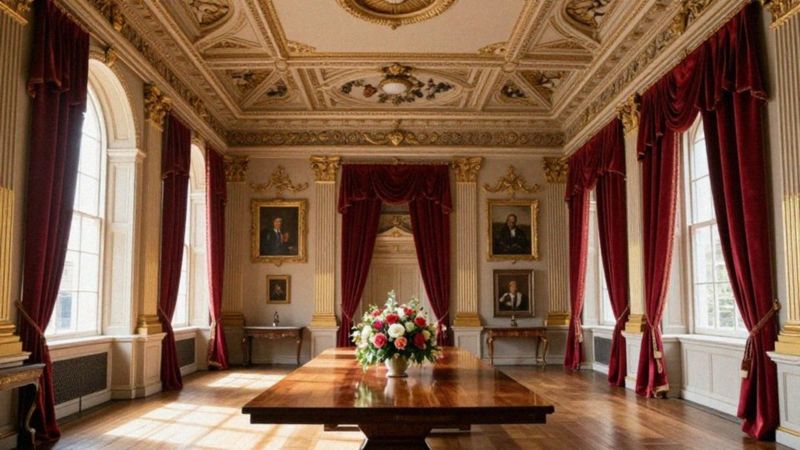 Jakie lokalizacje udawały Pałac Buckingham w serialu The Crown?