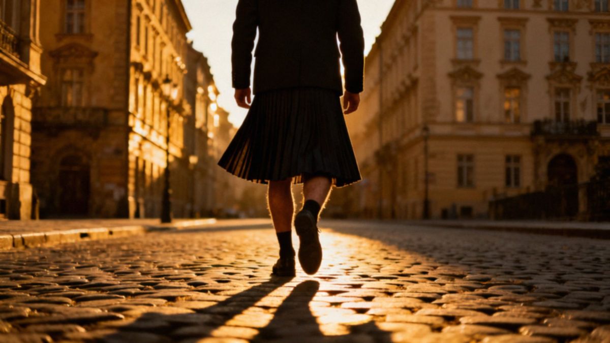 Mężczyzna w spódnicy — przełamywanie stereotypów i korzyści noszenia